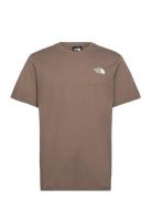 M S/S Redbox Tee Sport T-shirts Short-sleeved Brown The North Face