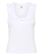 Kboda Top Tops T-shirts & Tops Sleeveless White Karen By Simonsen