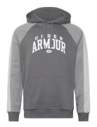 Ua Rival Flc Cb Hood Sport Sweat-shirts & Hoodies Hoodies Grey Under A...
