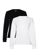 Ls Twin Pack Tops T-shirts & Tops Long-sleeved White Lee Jeans
