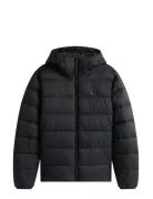 Mid Weight Hooded Jacket Vuorillinen Takki Topattu Takki Black Tommy H...
