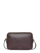 Foil Logo Elongated Camera Bag Bags Crossbody Bags Brown Calvin Klein
