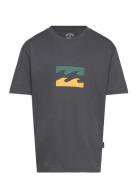 Team Wave Ss Tops T-shirts Short-sleeved Grey Billabong