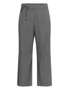 Kceliana Wide Pants Bottoms Trousers Wide Leg Grey Kaffe Curve