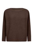 Sc-Dollie Tops Knitwear Jumpers Brown Soyaconcept