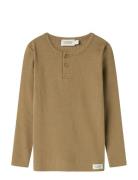 Tee Ls Tops T-shirts Long-sleeved T-shirts Brown MarMar Copenhagen
