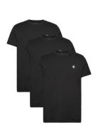 3Xpack Tee Designers T-shirts Short-sleeved Black Timberland