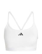 Aerct Ls Bra Sport Bras & Tops Sports Bras - All White Adidas Performa...
