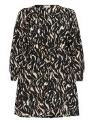 Kcmilina Dress Lyhyt Mekko Black Kaffe Curve