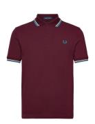 Twin Tipped Fp Shirt Tops Polos Short-sleeved Burgundy Fred Perry