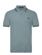Twin Tipped Fp Shirt Tops Polos Short-sleeved Blue Fred Perry