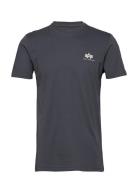 Basic T Small Logo Designers T-shirts Short-sleeved Grey Alpha Industr...