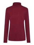Sc-Marica Tops T-shirts & Tops Long-sleeved Burgundy Soyaconcept