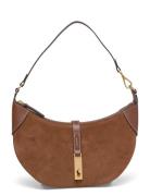 Suede/Leather-P Id Mn Shdr-Sba-Sma Bags Top Handle Bags Brown Polo Ral...