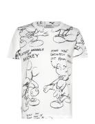 Mickey Sketch Tops T-shirts & Tops Short-sleeved White Desigual
