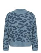 Kasandra Pullover Ls Tops Knitwear Jumpers Blue Kaffe