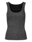 Onlea Glitter S/L 2-Ways Top Jrs Noos Tops T-shirts & Tops Sleeveless ...
