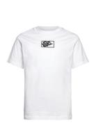 By Blocked Box Ss Tee Sport T-shirts Short-sleeved White VANS