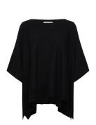 Tilannapw Po Tops Blouses Short-sleeved Black Part Two