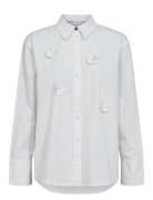 Nufani Shirt Tops Shirts Long-sleeved White Nümph