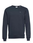 Erik Basic Badge Sweat - Gots/Vegan Tops Sweat-shirts & Hoodies Sweat-...