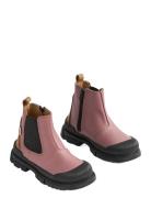 Chelsea Saida Tex Bootsit Nauhalliset Saapikkaat Pink Wheat