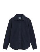Reg Cord Shirt Tops Shirts Long-sleeved Blue GANT