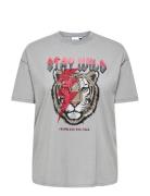 Cartico Life Ss Relaxed O-Neck Tee Jrs Tops T-shirts & Tops Short-slee...