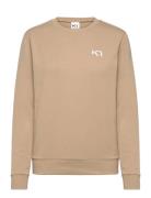 Kari Crew Sport Sweat-shirts & Hoodies Sweat-shirts Beige Kari Traa