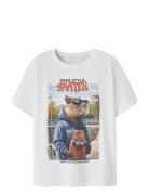 Nkmvoto Ss Nreg Top Tops T-shirts Short-sleeved White Name It