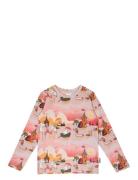 Störtflod Tröja Tops T-shirts Long-sleeved T-shirts Pink MUMIN