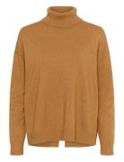 Gleaiw Kellsie Turtleneck Tops Knitwear Turtleneck Beige InWear