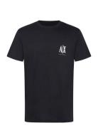 T-Shirt Tops T-shirts Short-sleeved Navy Armani Exchange
