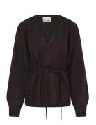 Ihkamara Ca12 Tops Knitwear Cardigans Brown ICHI