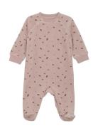 Romper Ls Velour Pitkähihainen Body Pink Fixoni