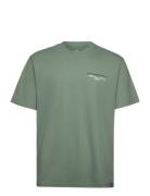 M Laryville Tee Ss Tops T-shirts Short-sleeved Green Dickies
