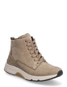 Rollingsoft Laced Ankle Boot Shoes Boots Ankle Boots Laced Boots Beige...
