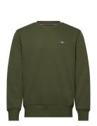 Reg Shield Cneck Sweat Tops Sweat-shirts & Hoodies Sweat-shirts Khaki ...