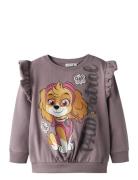 Nmfsanna Paw Sweat Bru Noos Cplg Tops Sweat-shirts & Hoodies Sweat-shi...