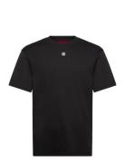Dalile Designers T-shirts Short-sleeved Black HUGO