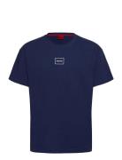 Laze T-Shirt Designers T-shirts Short-sleeved Navy HUGO