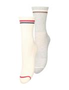 Sporty Cotta Sock 2 Pack Lingerie Socks Regular Socks Cream Becksönder...
