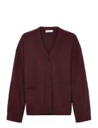 Silvyiya Rws Tops Knitwear Cardigans Burgundy Tiger Of Sweden