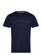 Heritage Ess Tee Tops T-shirts Short-sleeved Navy Hackett London