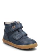 Bisgaard Barefoot Becky Tex Talvikengät Tarroilla Navy Bisgaard