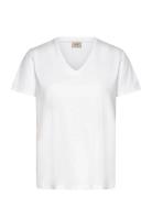 Frzashoulder Vtee 1 Tops T-shirts & Tops Short-sleeved White Fransa
