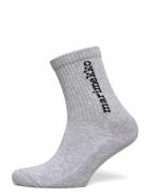 Puikea Logo Lingerie Socks Regular Socks Grey Marimekko