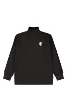 Ronoy Tops T-shirts Long-sleeved T-shirts Black Molo