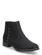 73475 Shoes Boots Ankle Boots Ankle Boots Flat Heel Black Rieker