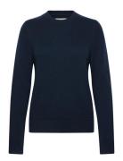 Barbour Woodhouse Knitted Jumper Tops Knitwear Jumpers Navy Barbour